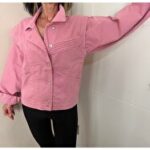 Pembe Denim Ceket